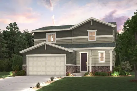 New construction Single-Family house 4550 Blue Grama Dr, Dacono, CO 80514 plan The Mackenzie - image