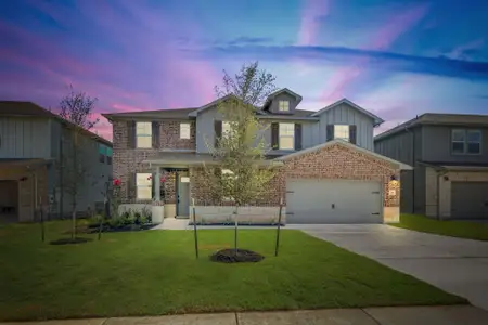 New construction Single-Family house 116 Divisadero Dr, Hutto, TX 78634 plan The Frontier (560) - image