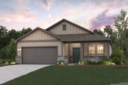 New construction Single-Family house 243 Brook Shadow, Cibolo, TX 78108 Bowie - 1786- photo 0