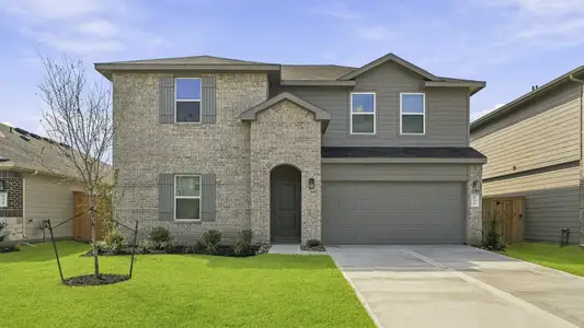 New construction Single-Family house 626 Meadowknoll Dr, Crosby, TX 77532 plan Perry - image