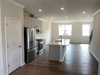 New construction Townhouse house 3007 Honeymyrtle Ln, Durham, NC 27703 Manteo II- photo 9 9