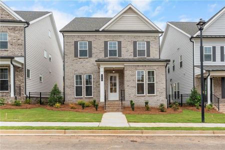 New construction Single-Family house 146 Birch Tree Wy, Cumming, GA 30040 The Owens- photo 0