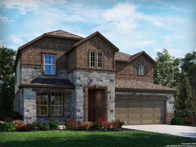 New construction Single-Family house 10608 Yellowtail Boulevard, Boerne, TX 78006 The Evergreen (4011)- photo 0