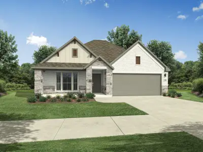 New construction Single-Family house 408 Universal Dr, Hutto, TX 78634 plan Pecos - image