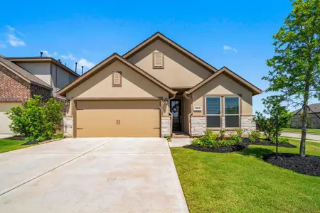 New construction Single-Family house 3315 Bristle Ridge Ln, Fulshear, TX 77423 Dashwood- photo 0