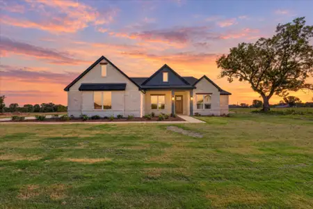 New construction Single-Family house 124 Cattleman Dr, Poolville, TX 76487 plan The Carnation - image