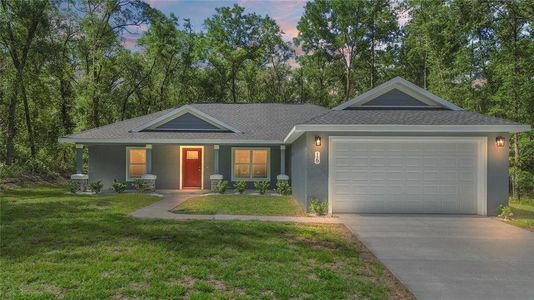 New construction Single-Family house 16 W Bimini Dr, Dunnellon, FL 34434 plan Lily - image