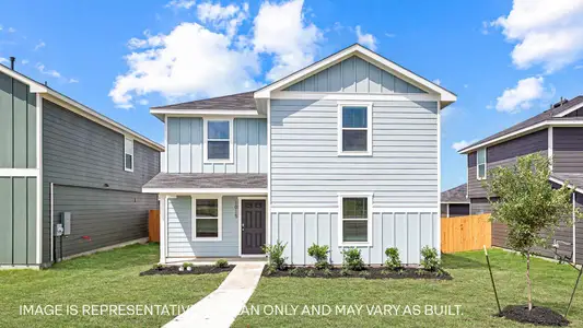 New construction Single-Family house 1069 Phantom Hill Blvd, Buda, TX 78610 plan The Sapphire - image