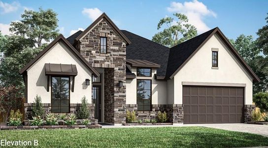 New construction Single-Family house 29859 Longleaf Grove Ln, Fulshear, TX 77441 plan Brentwood - image