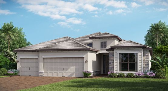 New construction Single-Family house 15147 Sea Salt Wy, Lakewood Ranch, FL 34211 The Princeton II- photo 0