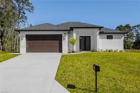 New construction Single-Family house 821 Newell St E, Lehigh Acres, FL 33974 - image