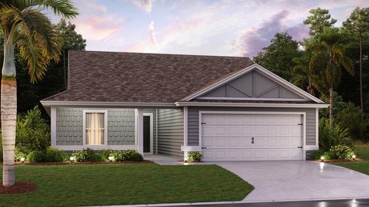 New construction Single-Family house 48 Hardwood Trl, Palm Coast, FL 32137 plan Avon - image