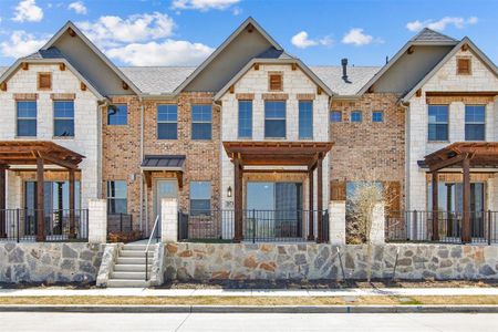 New construction Townhouse house 2878 Edmondson, The Colony, TX 75056 Monterey- photo 0 0