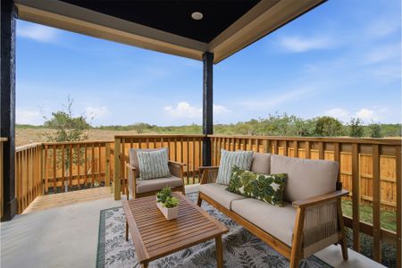 New construction Single-Family house 361 Begonia St, Buda, TX 78610 plan Brazos - image
