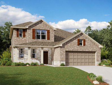 New construction Single-Family house 2916 Cliff Ridge Lane, Katy, TX 77493 Hyde Homeplan- photo 0