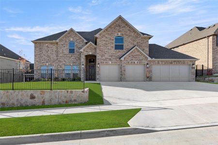 New construction Single-Family house 10017 La Frontera Dr, Fort Worth, TX 76179 Brentwood 3F (w/Media)- photo 0