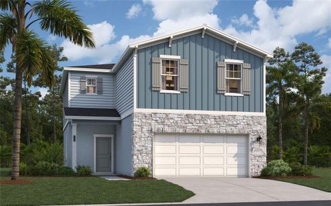 New construction Single-Family house 3836 Senna Wy, Tavares, FL 32778 plan Cortez II - image