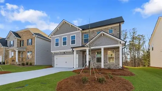 New construction Single-Family house 1851 Lacebark Elm Wy, Lawrenceville, GA 30045 plan Summit - image