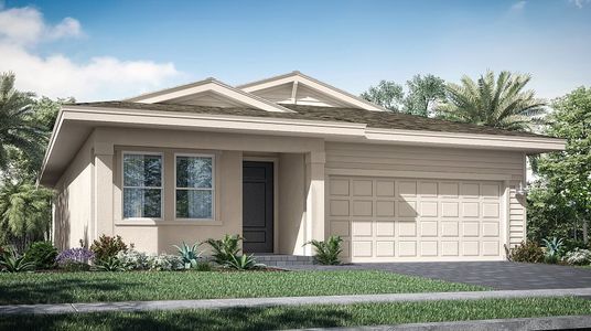 New construction Single-Family house 1389 Se Woodbine Rd, Port St. Lucie, FL 34984 plan Jacaranda - image