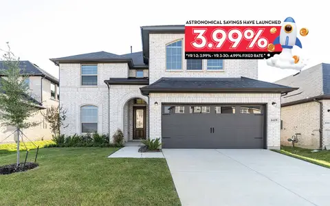 New construction Single-Family house 1419 Florence, Celina, TX 75009 plan Snowmass - image