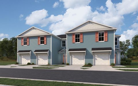 New construction Townhouse house 3751 Athenian Wy, Middleburg, FL 32068 plan Cayman - Townhomes - image