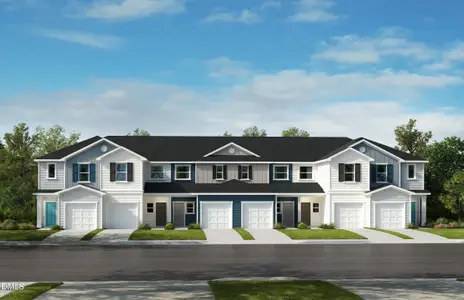 New construction Townhouse house 10514 Brookside Reserve Rd, Raleigh, NC 27614 - image