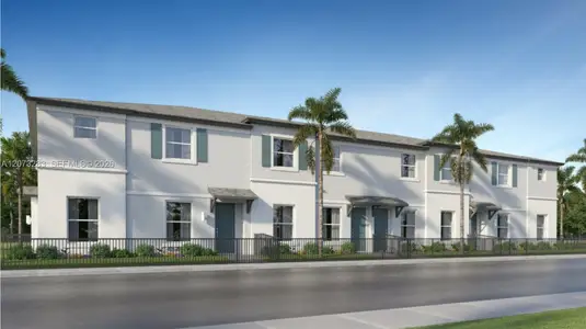 New construction Condo house 12456 Sw 248 St, Unit 2, Miami, FL 33032 plan Terrasse - image