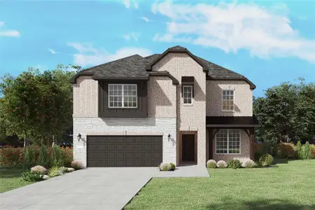 New construction Single-Family house 1813 Briarcrest Dr, Celina, TX 75009 plan Amherst - image