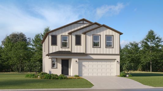 New construction Single-Family house 8738 Dusty Ln, New Port Richey, FL 34655 plan Edison - image
