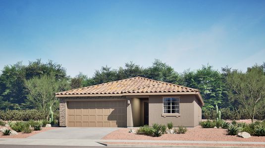 New construction Multi-Family house 9633 W Pontiac St, Marana, AZ 85658 plan Ironwood - image