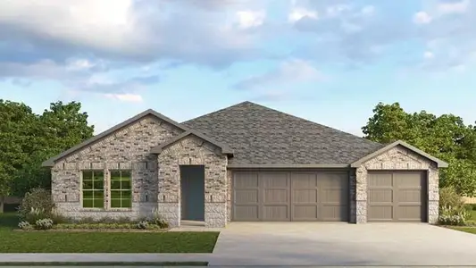 New construction Single-Family house 256 Rivers Edge Dr, Georgetown, TX 78628 plan The Hudson - image