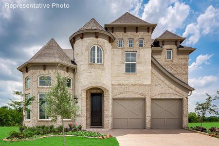 New construction Single-Family house 1709 Frisco Hills Boulevard, Little Elm, TX 75068 Grand Alexandria- photo 0