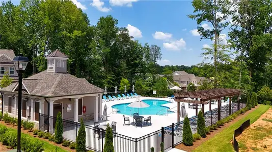 New construction Townhouse house 2762 Evanshire Ave, Unit 105, Duluth, GA 30096 plan The Freemont - image