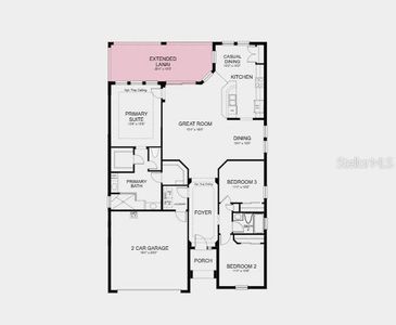 Structural options added include: 8' doors and extended covered lanai.