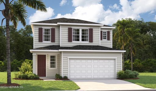 New construction Single-Family house 8269 Cedar Run Lane, Jacksonville, FL 32220 Lynwood- photo 0