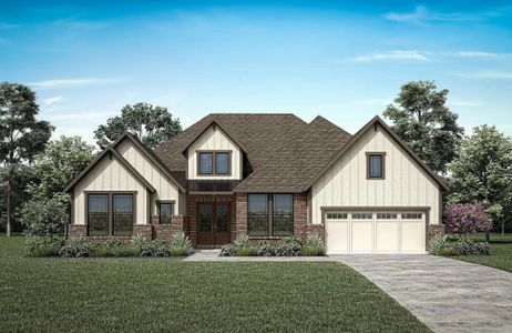 New construction Single-Family house 7903 Rainbow Bluet Ct, Fulshear, TX 77441 plan Overlook - image