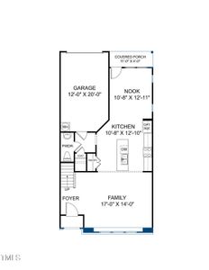 New construction Townhouse house 1410 Cooper St, Sanford, NC 27330 - image 4