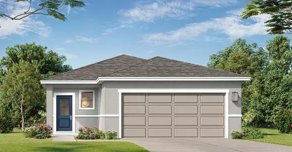 New construction Single-Family house 227 Hugo Dr, Haines City, FL 33844 plan Atlantic - image