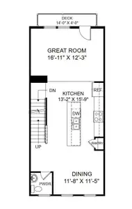 New construction Townhouse house 126 Buck Fever Ln, Summerville, SC 29486 plan The Parker - image 5