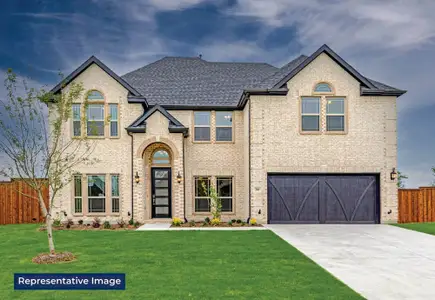 New construction Single-Family house 3336 Edgewood Creek Blvd, Celina, TX 75009 plan Stonehaven 45 2F - image