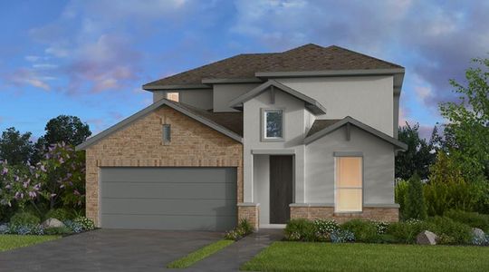 New construction Single-Family house 200 Spring Bluff Ln, Georgetown, TX 78628 plan Jacinta - image