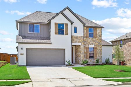 New construction Single-Family house 609 Bonnie Rose Ln, Van Alstyne, TX 75495 plan Lancaster DEF - image