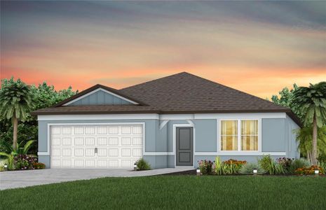 New construction Single-Family house 12744 Wanderlust Pl, Parrish, FL 34219 Seabrook- photo 0