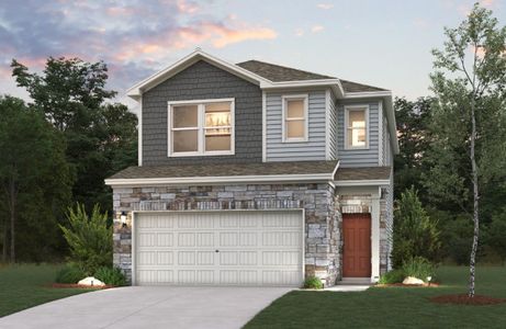 New construction Single-Family house 10647 Rosemont Pass, San Antonio, TX 78254 plan Hibiscus - 1731 - image