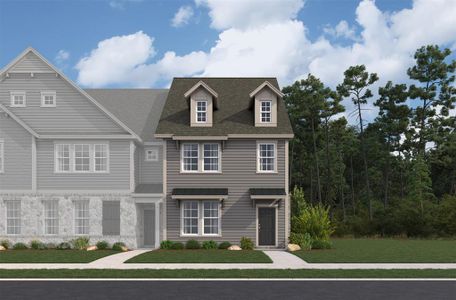 New construction Townhouse house 324 Blackthorne Drive, Plano, TX 75074 Watercolor- photo 0