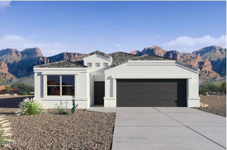 New construction Single-Family house 5258 E Midnight Star Drive, San Tan Valley, AZ 85143 The Gaven- photo 0