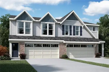 New construction Townhouse house 8 Gold Dust Dr, Unit 23-B, Dawsonville, GA 30534 Hudson - photo 0