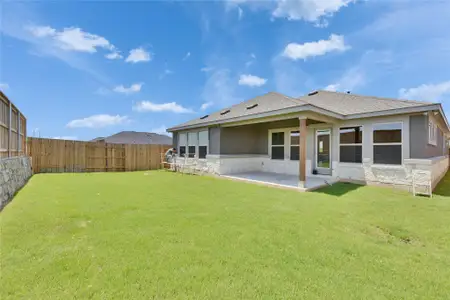 New construction Single-Family house 341 Grey Leaf Rd, Buda, TX 78610 plan Palm - image