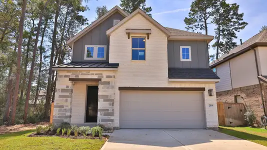 New construction Single-Family house 219 Brecon Buff Dr, Willis, TX 77318 plan Wayfinder - image