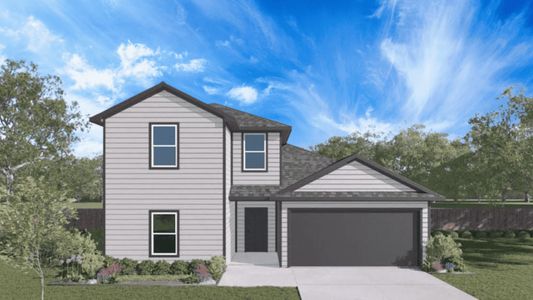 New construction Single-Family house 105 Golden Eagle Blvd, New Waverly, TX 77358 plan Midland - image